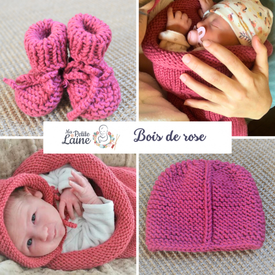 Kit tricot bébé : trousseau de naissance à tricoter Kit tricot bébé : trousseau de naissance à tricoter