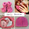 Kit tricot bébé : trousseau de naissance à tricoter Kit tricot bébé : trousseau de naissance à tricoter