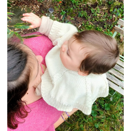 Patron numérique : cape évolutive et béguin pour bébé, 2-18 mois