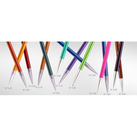 5,5-mm-Stricknadeln (60-cm-Kabel) für den COCOON bei lockerem Stricken