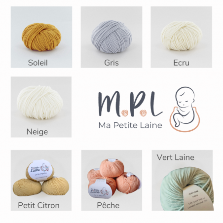 Kit de tricô para bebê: kit de nascimento para tricotar