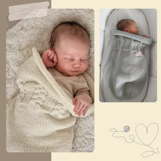 Le Cocon Douillet "Ma petite Laine" : Un emmaillotage doux efficace