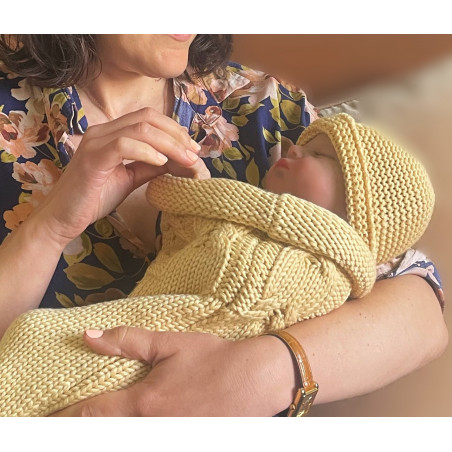 bozzolo "Ma Petite Laine" 0-6 mesi: un sacco a pelo moderno