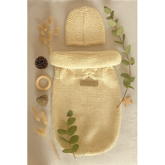 Kit de tricô para bebê: kit de nascimento para tricotar