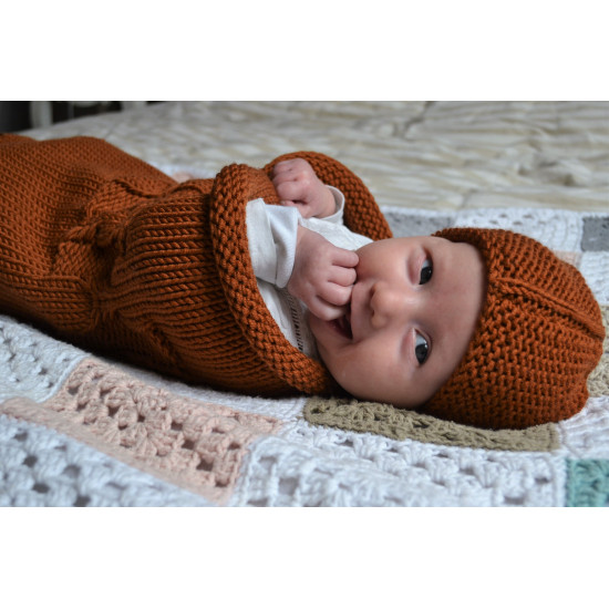 Bonnet évolutif 0-6 mois : parfait pour bébé, laine mérinos douce Bonnet évolutif 0-6 mois : parfait pour bébé, laine mérinos douce