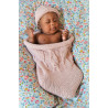 Bonnet évolutif 0-6 mois : parfait pour bébé, laine mérinos douce Bonnet évolutif 0-6 mois : parfait pour bébé, laine mérinos douce