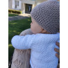 Bonnet évolutif 0-6 mois : parfait pour bébé, laine mérinos douce Bonnet évolutif 0-6 mois : parfait pour bébé, laine mérinos douce