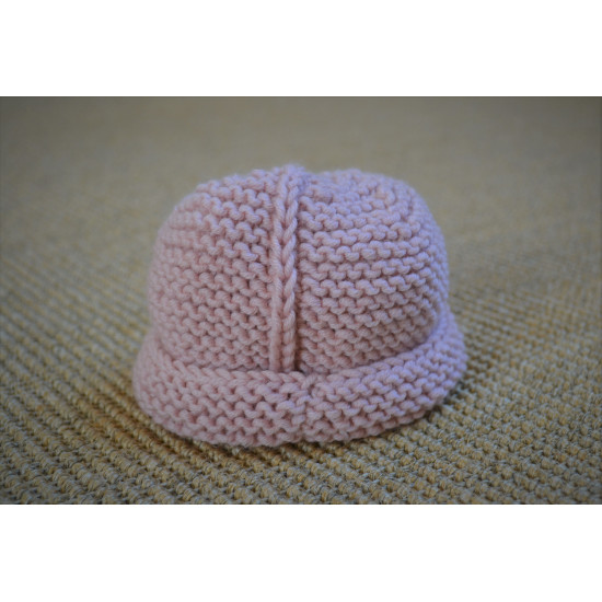 Bonnet évolutif 0-6 mois : parfait pour bébé, laine mérinos douce Bonnet évolutif 0-6 mois : parfait pour bébé, laine mérinos douce