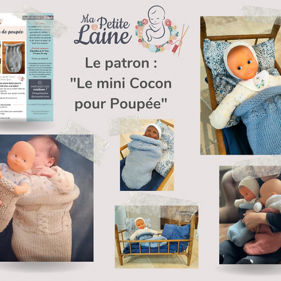 Patron "Mini Cocon Poupée" VERSION NUMERIQUE